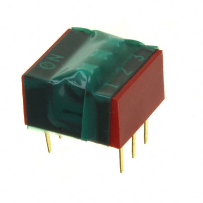KAS1103ET by E-Switch - SWITCH SLIDE DIP SPST 25MA 24V