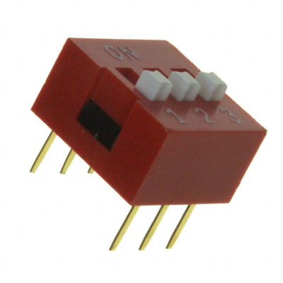 KAS1103E by E-Switch - SWITCH SLIDE DIP SPST 25MA 24V