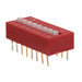 KAS1108ET by E-Switch - SWITCH SLIDE DIP SPST 25MA 24V