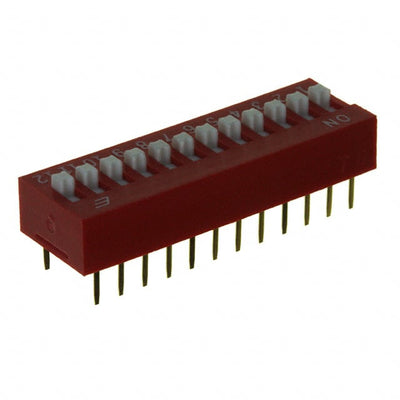 KAS1112E by E-Switch - SWITCH SLIDE DIP SPST 25MA 24V
