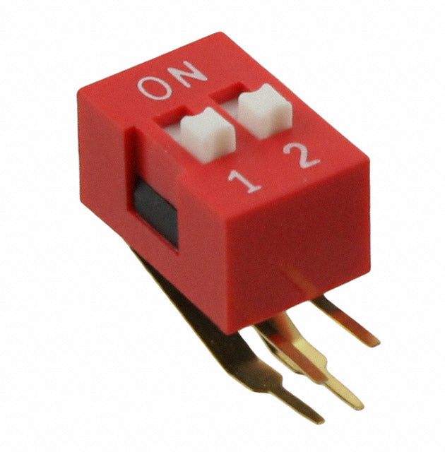 KAS2102ET by E-Switch - SWITCH SLIDE DIP SPST 25MA 24V