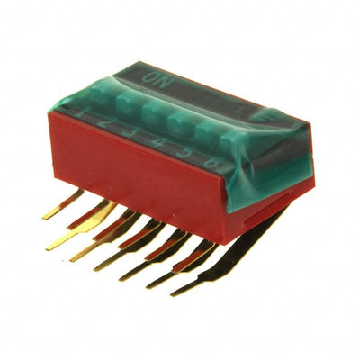 KAS2106ET by E-Switch - SWITCH SLIDE DIP SPST 25MA 24V