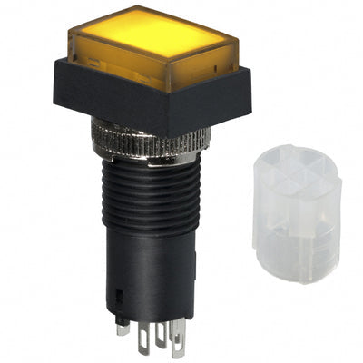 KB16RKW01-5D-JD by NKK Switches - PUSH SWITCH BUTTON SPDT 1A 125V