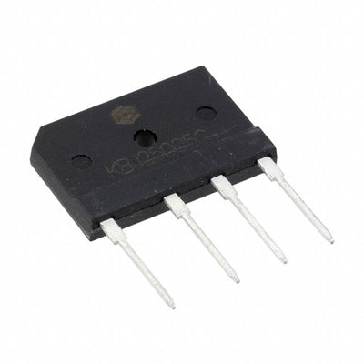 KBJ25005G by GeneSiC Semiconductor - BRIDGE RECT 1PHASE 50V 25A KBJ