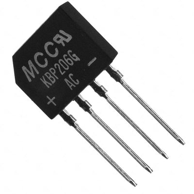 KBP206G-BP by Micro Commercial Co - BRIDGE RECT 1PHASE 600V 2A GBP