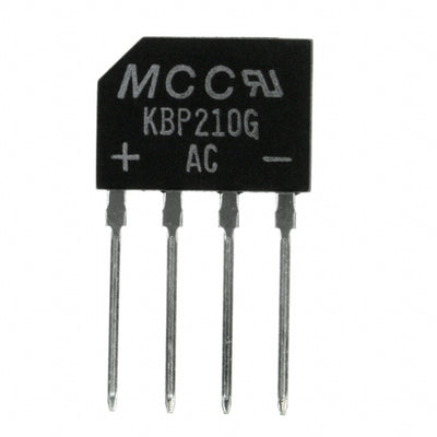 KBP210G-BP by Micro Commercial Co - BRIDGE RECT 1PHASE 1KV 2A GBP
