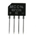 KBP210G-BP by Micro Commercial Co - BRIDGE RECT 1PHASE 1KV 2A GBP