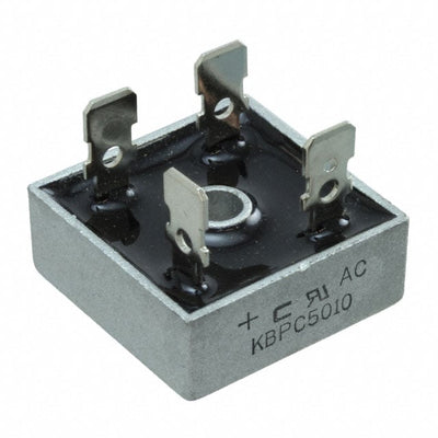 KBPC5010-G by Comchip Technology - BRIDGE RECT 1PHASE 1KV 50A KBPC