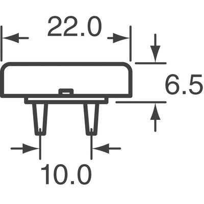 KBS-20DB-4P-0 by KYOCERA AVX - BUZZER PIEZO 10V 22MM TH