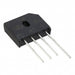 KBU6D by GeneSiC Semiconductor - BRIDGE RECT 1PHASE 200V 6A KBU