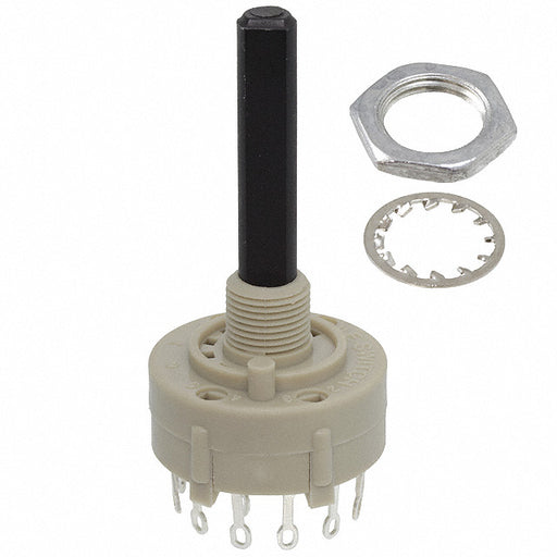 KC10A30.001NLS by E-Switch - SWITCH ROTARY 12POS 350MA 125V