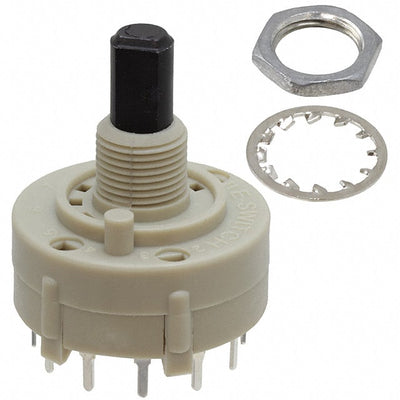 KC10A9.501NPS by E-Switch - SWITCH ROTARY 12POS 350MA 125V