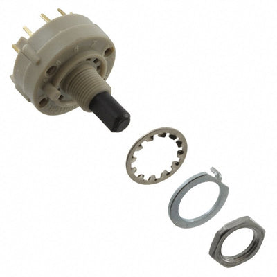 KC15A9.501NPF by E-Switch - SWITCH ROTARY 5POS 350MA 125V