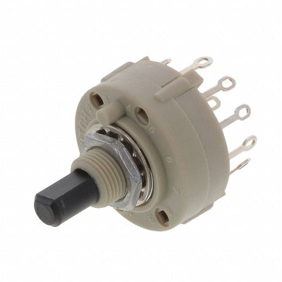 KC25A9.501NLS by E-Switch - SWITCH ROTARY 5POS 350MA 125V