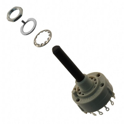 KC26A30.001NLS by E-Switch - SWITCH ROTARY 6POS 350MA 125V