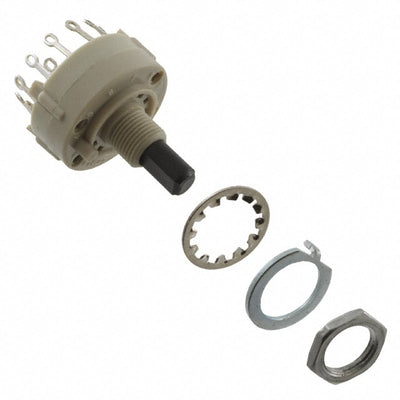 KC26A9.501NLS by E-Switch - SWITCH ROTARY 6POS 350MA 125V