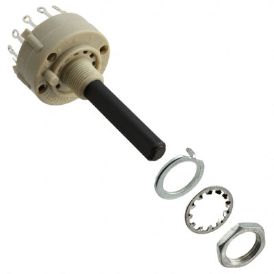 KC34A30.001NLS by E-Switch - SWITCH ROTARY 4POS 350MA 125V