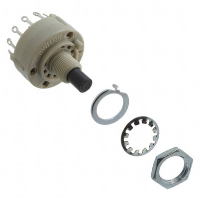 KC34B7.001NLS by E-Switch - SWITCH ROTARY 4POS 350MA 125V