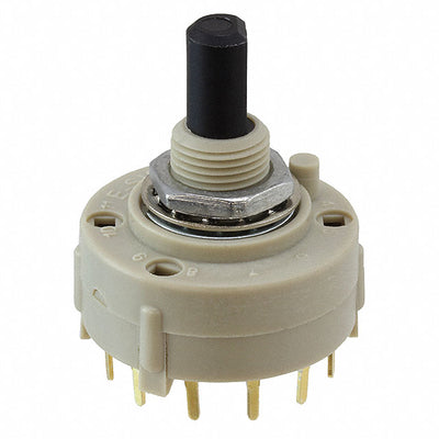 KC52A10.001NPF by E-Switch - SWITCH ROTARY 12POS 350MA 125V