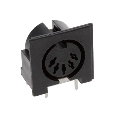 KCDX-5S-N by Kycon, Inc. - CONNECTOR RECPT FMALE MINI DIN 5P SLDR