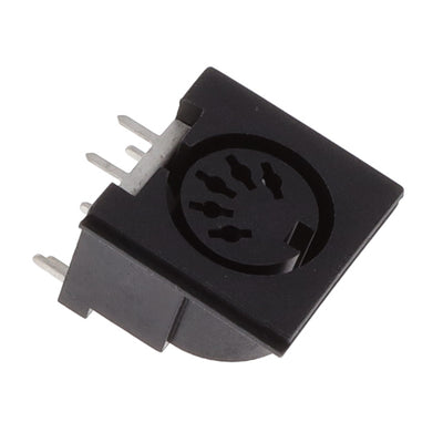 KCDX-5S-N2 by Kycon, Inc. - CONNECTOR RECPT FMALE MINI DIN 5P SLDR