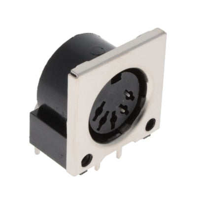 KCDX-5S-S2 by Kycon, Inc. - CONNECTOR RECPT FMALE MINI DIN 5P SLDR