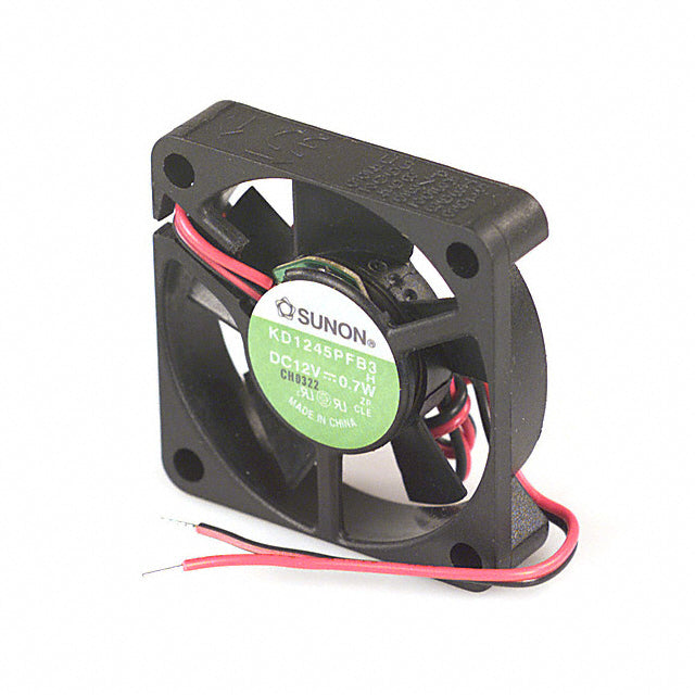 KD1245PFB3 H by Sunon Fans - FAN AXIAL 45X10.5MM 12VDC WIRE