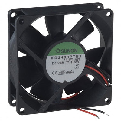 KD2408PTB1.13.(2).GN by Sunon Fans - FAN AXIAL 80X25MM 24VDC WIRE