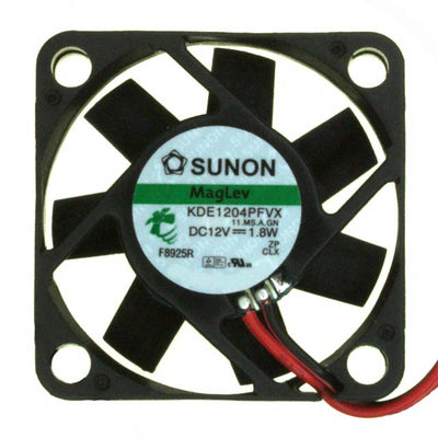 KDE1204PFVX.11.MS.A.GN by Sunon Fans - FAN AXIAL 40X10MM 12VDC WIRE