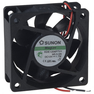 KDE1206PTV1.MS.A.GN by Sunon Fans - FAN AXIAL 60X25MM 12VDC WIRE