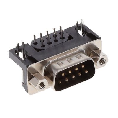 KF22X-E9P-NJ by Kycon, Inc. - CONNECTOR D-SUB PLUG 9POS R/A SLDR