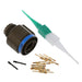 KJA6T11W35PN by ITT Cannon, LLC - CONNECTOR PLUG MALE 13POS GOLD CRIMP