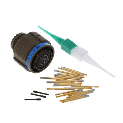 KJA6T13W35SN by ITT Cannon, LLC - CONNECTOR PLUG FMALE 22POS GOLD CRIMP