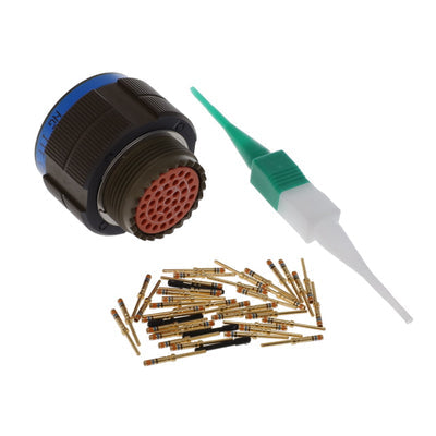 KJA6T15W35PN by ITT Cannon, LLC - CONNECTOR PLUG MALE 37POS GOLD CRIMP