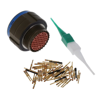 KJA6T17W35PN by ITT Cannon, LLC - CONNECTOR PLUG MALE 55POS GOLD CRIMP