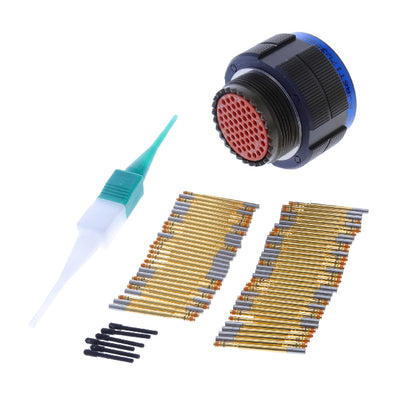 KJA6T17W35SN by ITT Cannon, LLC - CONNECTOR PLUG FMALE 55POS GOLD CRIMP