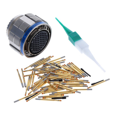 KJA6T19F35SN by ITT Cannon, LLC - CONNECTOR PLUG FMALE 66POS GOLD CRIMP