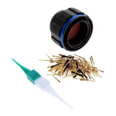 KJA6T21W35PN by ITT Cannon, LLC - CONNECTOR PLUG MALE 79POS GOLD CRIMP