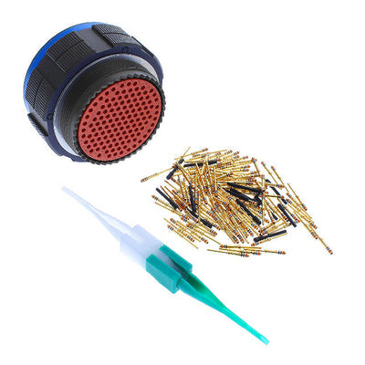 KJA6T25W35PN by ITT Cannon, LLC - CONNECTOR PLUG MALE 128POS GOLD CRIMP