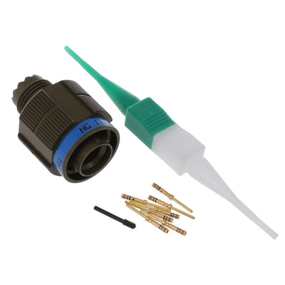 KJA6T9W35PN by ITT Cannon, LLC - CONNECTOR PLUG MALE 6POS GOLD CRIMP