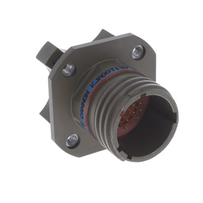 KJAD0T13W35PN115 by ITT Cannon, LLC - CONNECTOR RECPT MALE 22POS SOLDER