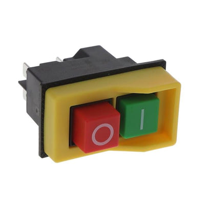 KJD17-21521-612 by E-Switch - SWITCH PB DPST 16A 240V