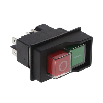 KJD17-22413-112 by E-Switch - SWITCH PB DPST 16A 230V