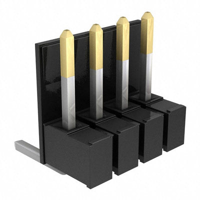 0022282043 by Molex - CONNECTOR HEADER R/A 4POS 2.54MM