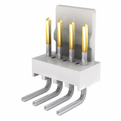 0022124042 by Molex - CONNECTOR HEADER R/A 4POS 2.54MM