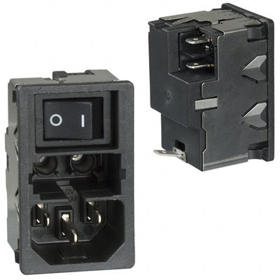 KM01.1105.11 by SCHURTER Inc. - PWR ENT MOD RCPT IEC320-C14 PNL