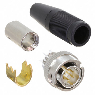 KMC9BPD-6P(31) by Hirose Electric Co Ltd - CONNECTOR PLUG MALE 6P GOLD SLDR CUP