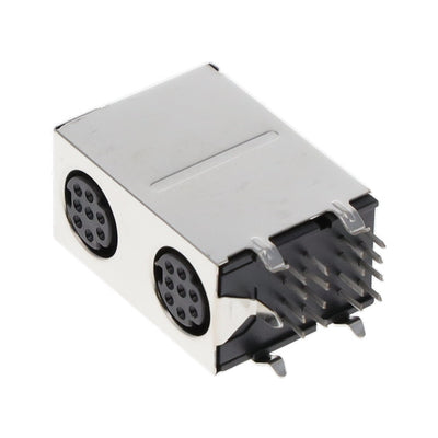 KMDGX-4S/4S-S4N by Kycon, Inc. - CONNECTOR RECPT FMALE MIN DIN 4/4P SLD