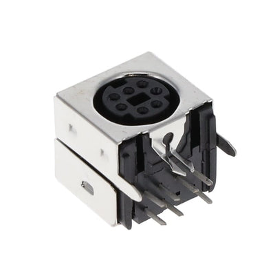 KMDGX-7S-BS by Kycon, Inc. - CONNECTOR RECPT FMALE MINI DIN 7P SLDR