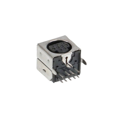 KMDGX-9S-BS-1 by Kycon, Inc. - CONNECTOR RECPT FMALE MINI DIN 9P SLDR